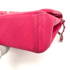 Chanel  Lambskin Quilted Jumbo Single Flap Barbie Pink 2014