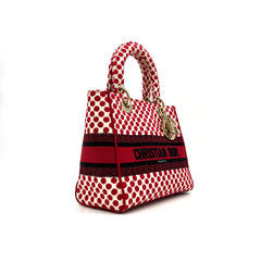 Dior Lady D-Lite cloth handbag ladybug