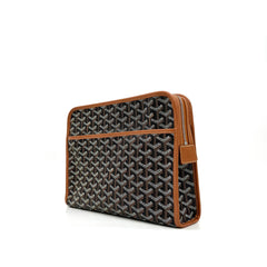 Goyard  Goyardine Jouvence MM Toiletry Pouch Black Gold