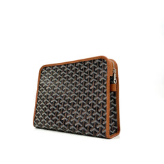 Goyard  Goyardine Jouvence MM Toiletry Pouch Black Gold