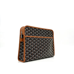 Goyard  Goyardine Jouvence MM Toiletry Pouch Black Gold