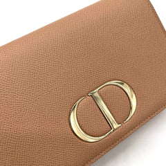 Christian Dior Calfskin 30 Montaigne 2 in 1 Pouch Beige