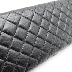 CHANEL Paris-Hamburg Clasp Quilted Clutch Black 2018-2019