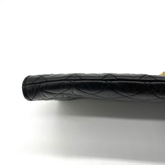 CHANEL Paris-Hamburg Clasp Quilted Clutch Black 2018-2019