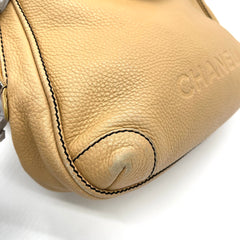 Chanel Grained Calfskin Tassel Hobo Beige 2003-2004