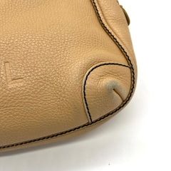 Chanel Grained Calfskin Tassel Hobo Beige 2003-2004