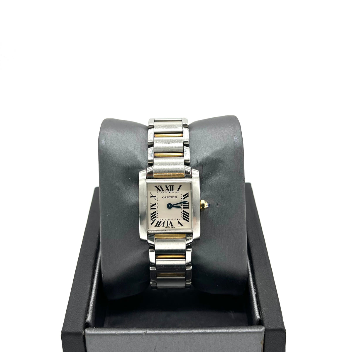 Cartier Tank Francaise Watch in 18K Stainless Steel/Yellow Gold