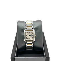 Cartier Tank Francaise Watch in 18K Stainless Steel/Yellow Gold