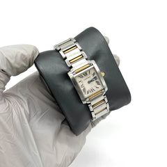 Cartier Tank Francaise Watch in 18K Stainless Steel/Yellow Gold