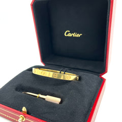 Cartier LOVE bracelet, classic model size 18