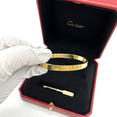 Cartier LOVE bracelet, classic model size 18