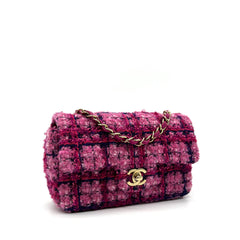 CHANEL 23/24 Metiers d'Art Pink Wool mini bag