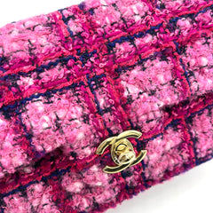 CHANEL 23/24 Metiers d'Art Pink Wool mini bag