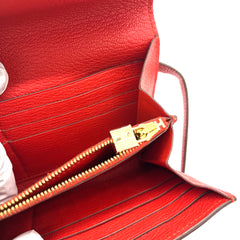 Hermes Epsom Kelly Longue Wallet Rouge Tomate