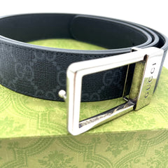 GUCCI GG belt with rectangular buckle Size 110