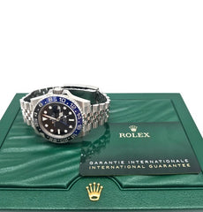 Rolex 2022 Rolex Gmt 'batgirl' 'batman' 126710BLNR Jubilee W Rolex Warranty Card