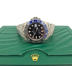 Rolex 2022 Rolex Gmt 'batgirl' 'batman' 126710BLNR Jubilee W Rolex Warranty Card