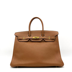 Hermes Togo Birkin 35 Gold