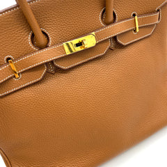 Hermes Togo Birkin 35 Gold