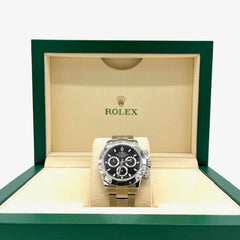 Rolex 40MM Daytona Stainless Watch 116520LN 2016