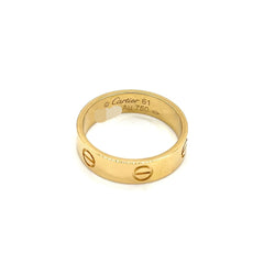 Cartier LOVE ring, Classic Model 61