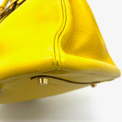 Hermes Taurillon Novillo Birkin 35 Jaune De Naples