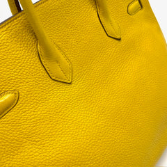 Hermes Taurillon Novillo Birkin 35 Jaune De Naples