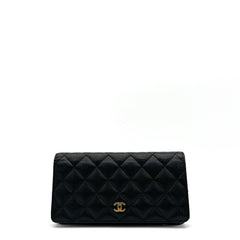 Chanel Caviar Quilted Yen Wallet