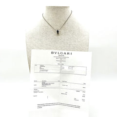 Bulgari Sterling Silver Ceramic Save The Children Pendant Necklace