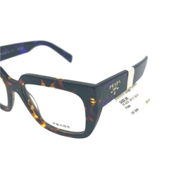 PRADA VPR A03 14O-1O1 50-18 140 Havana & Purple Tortoise Eyeglasses Frames