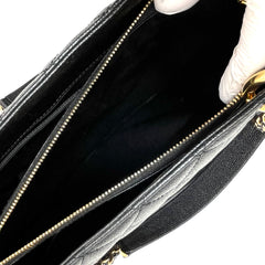 CHANEL Caviar Quilted Grand Shopping Tote GST Black 2013-2014