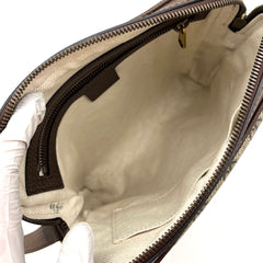GUCCI GG Supreme Monogram Web Small Ophidia Messenger Bag Brown