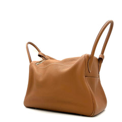 HERMES Taurillon Clemence Lindy 34 Gold