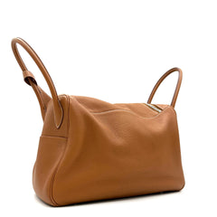 HERMES Taurillon Clemence Lindy 34 Gold