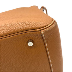 HERMES Taurillon Clemence Lindy 34 Gold