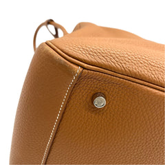 HERMES Taurillon Clemence Lindy 34 Gold
