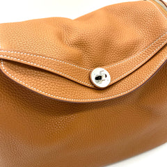 HERMES Taurillon Clemence Lindy 34 Gold
