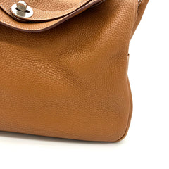 HERMES Taurillon Clemence Lindy 34 Gold