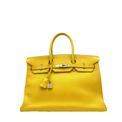 Hermes Taurillon Novillo Birkin 35 Jaune De Naples