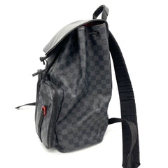 LOUIS VUITTON Utility Damier Graphite Backpack Bag Black - 10