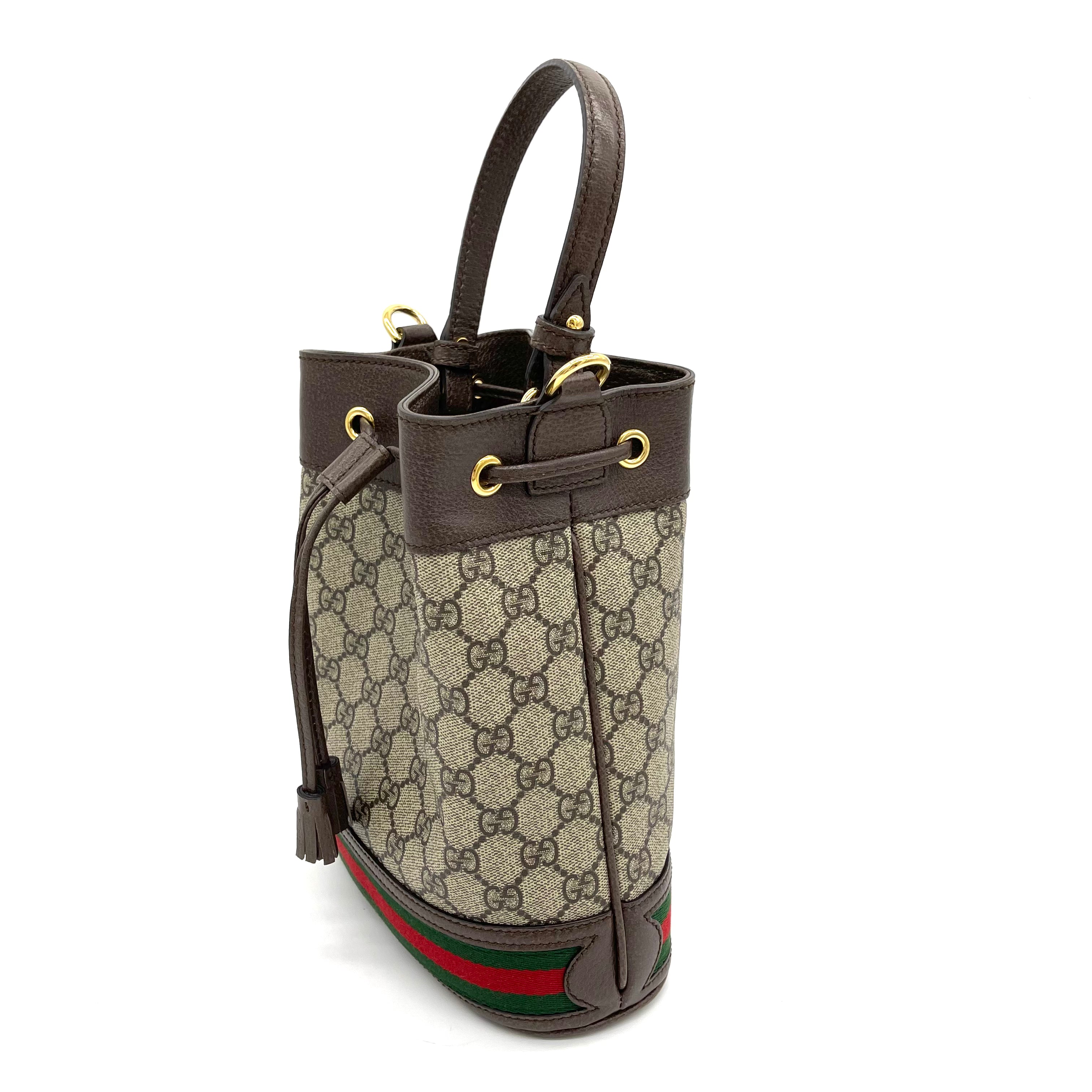 New GUCCI Ophidia GG small bucket bag 550621 520981