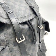 LOUIS VUITTON Damier Graphite Christopher PM Backpack
