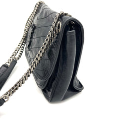 Niki leather crossbody bag Saint Laurent Black in Leather - 30641401