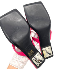 BALENCIAGA Square Toe Slide Sandals Size38