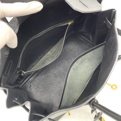 HERMES Togo Birkin 35 Black Gold Hardware