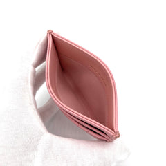 신제품 샤넬 캐비어 퀼팅 카드 홀더 핑크