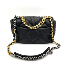 [NEW Condition] CHANEL Lambskin Quilted Large Chanel 19 Flap Black