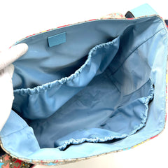 GUCCI GG Supreme Monogram Star Print Diaper Bag Blue Multicolor