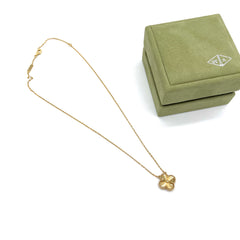 Van Cleef Arpels Vintage Alhambra Guilloche Necklace