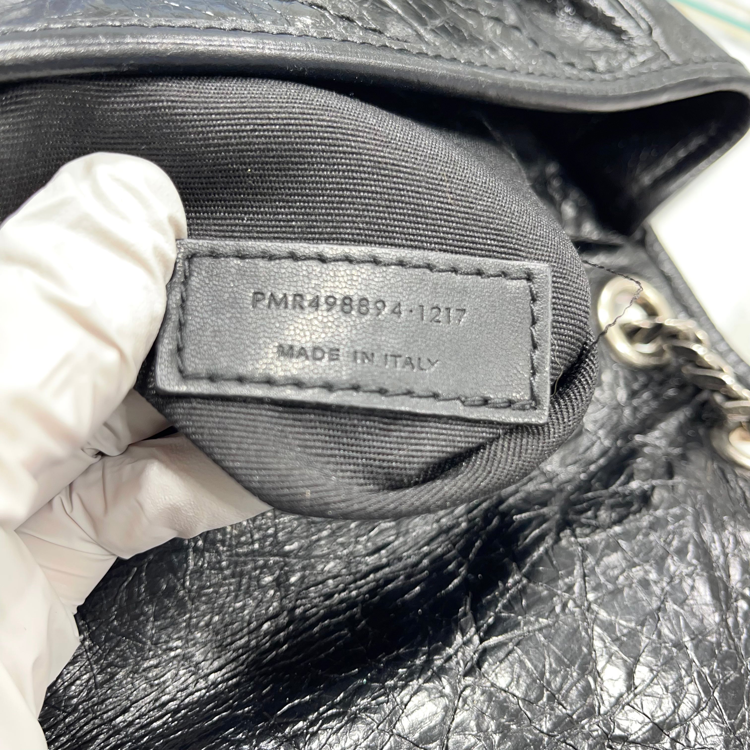 Saint Laurent Authenticated Niki Leather Handbag